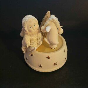Department 56 Snowbabies "Skating with Friends" Music Box